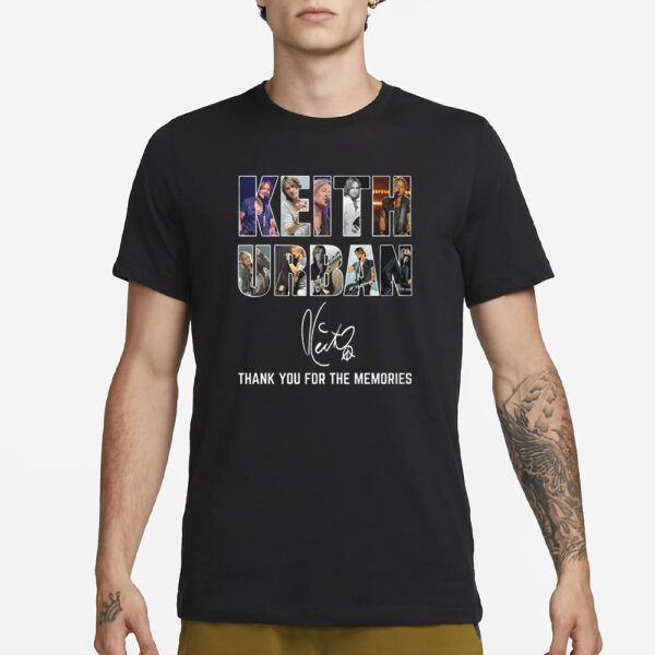 Keith Urban Thank You For The Memories T-Shirt1