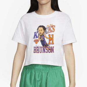 Knicks Jalen Brunson Caricature T-Shirt2