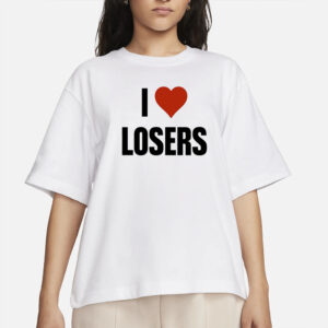 Linabob Wearing I Love Losers T-Shirts