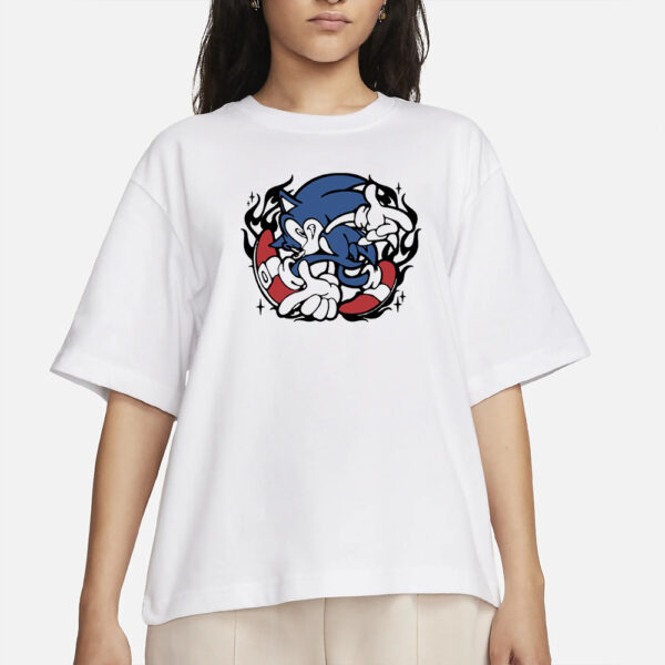 Mamono World Sonic Tattoo T-Shirts