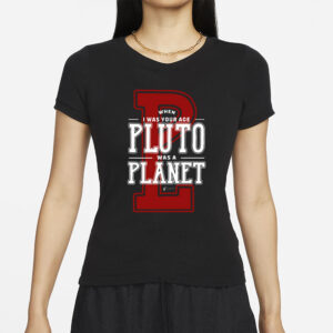 Misha Collins Wearing When I Was Your Age Pluto Was A Planet Lowell Observatory T-Shirt