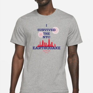 New Yorkers Embrace ‘I Survived The NYC Earthquake’ T-Shirt Amidst Rare Temblor Turmoil1