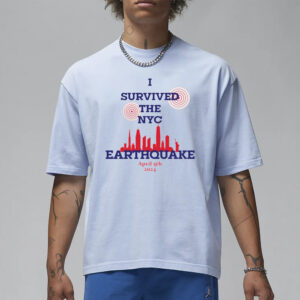 Official I Survived Nyc Earthquake April 5 2024 T-Shirt1