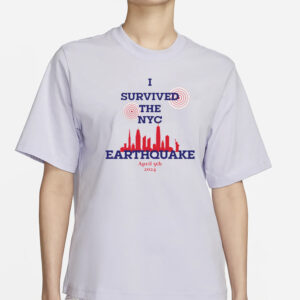 Official I Survived Nyc Earthquake April 5 2024 T-Shirt4