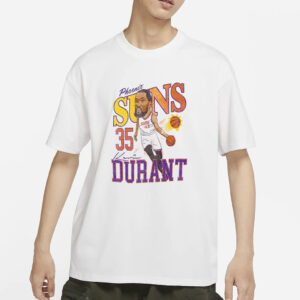 Phoenix Suns Kevin Durant Caricature T-Shirt