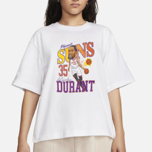 Phoenix Suns Kevin Durant Caricature T-Shirts