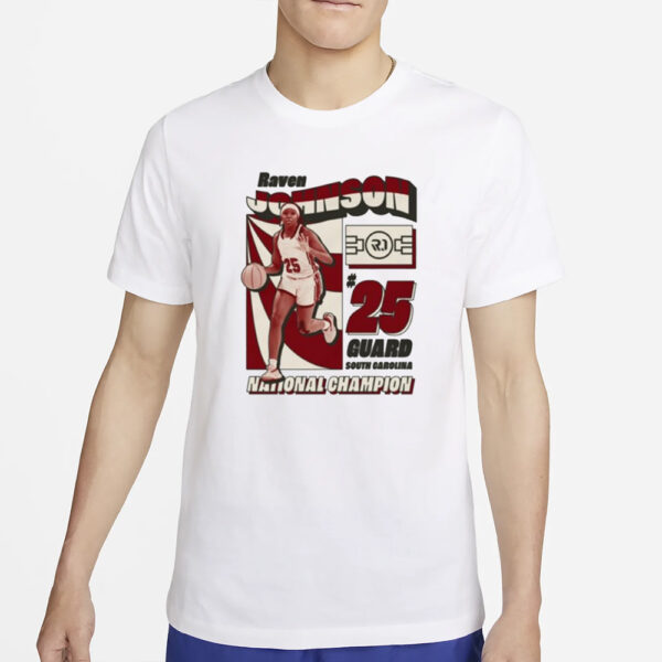 Raven Johnson National Champion T-Shirt2