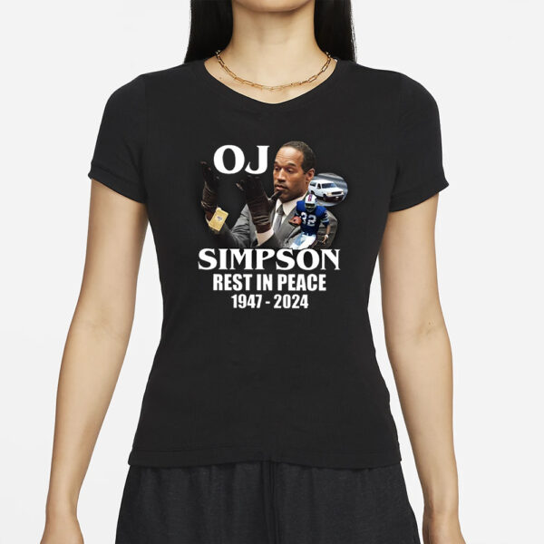 Rip Oj Simpson 1947-2024 T-Shirt