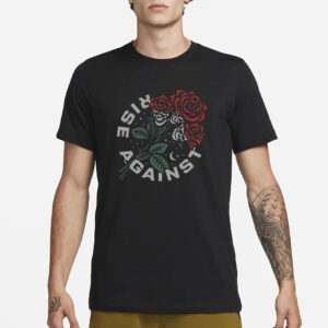 Rise Against Skull Bouquet T-Shirt3