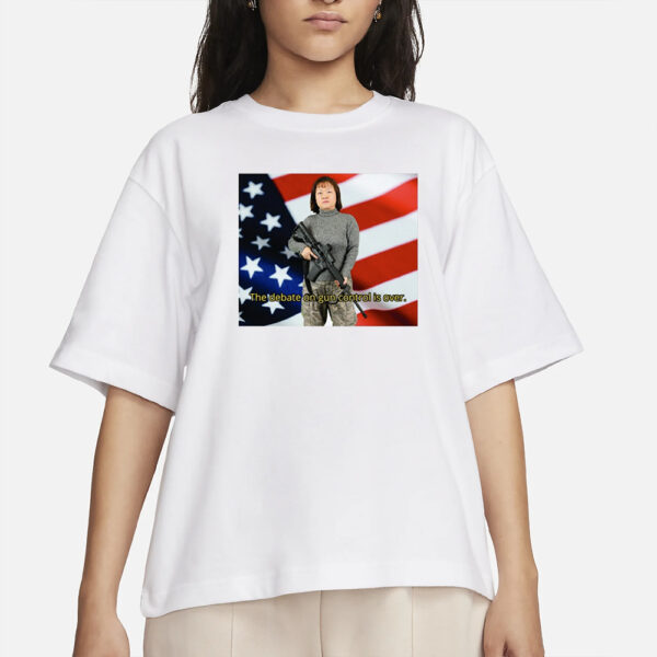 Spike Cohen Lily Tang Williams The Debate On Gun Control Is Over T-Shirt