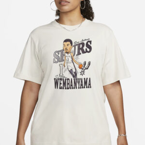 Spurs Victor Wembanyama Caricature T-Shirt3