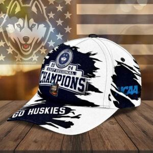 Uconn Go Huskies 2024 Final Four East Regional Champions Hat1