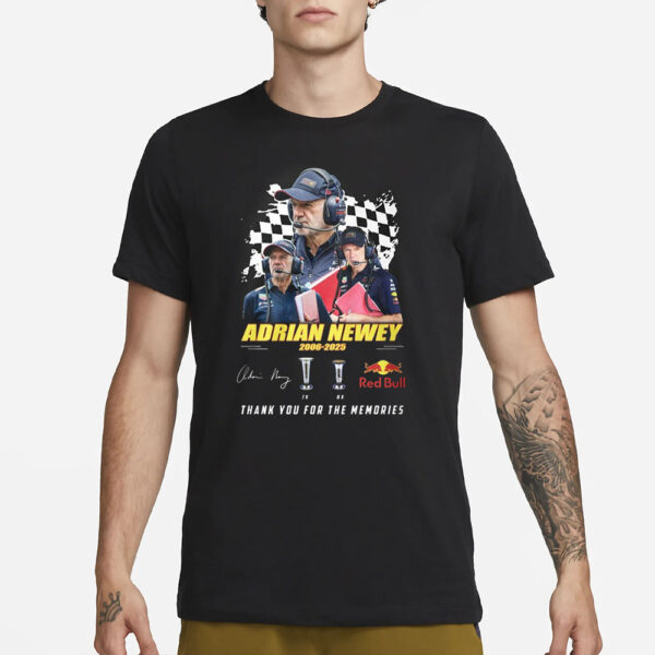 Adrian Newey 2006-2025 Thank You For The Memories T-Shirt1