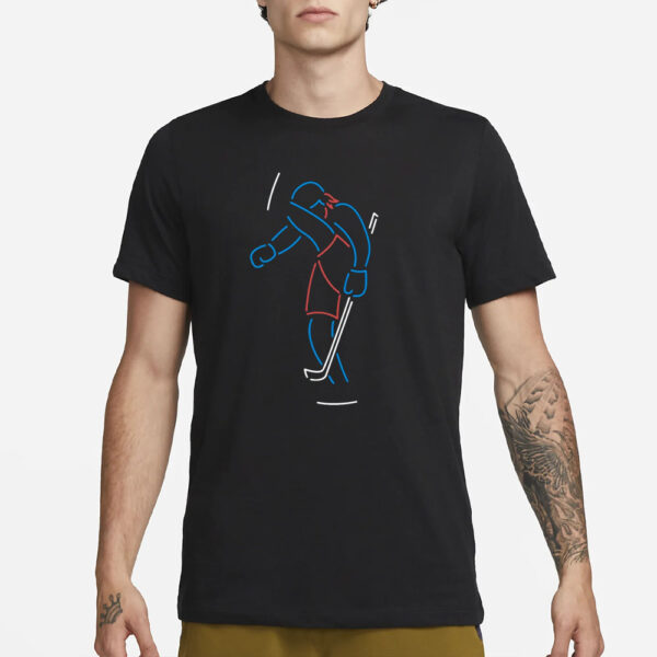 Athlete Logos The Neon Bread Kick Man T-Shirt3