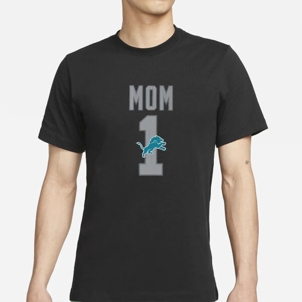 Lions Number 1 Mom T-Shirt Mother’s Day 2024