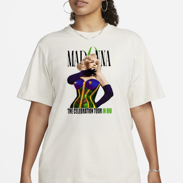 Madonna The Celebration Tour In Rio T-Shirt3