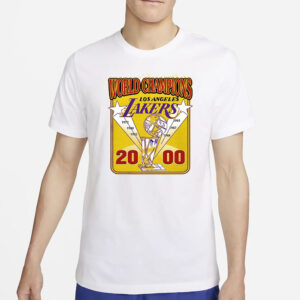 Pedro Pascal World Champions Lakers 2000 T-Shirt2