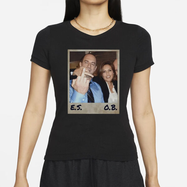 Retro Elliot Stabler And Olivia Benson T-Shirt