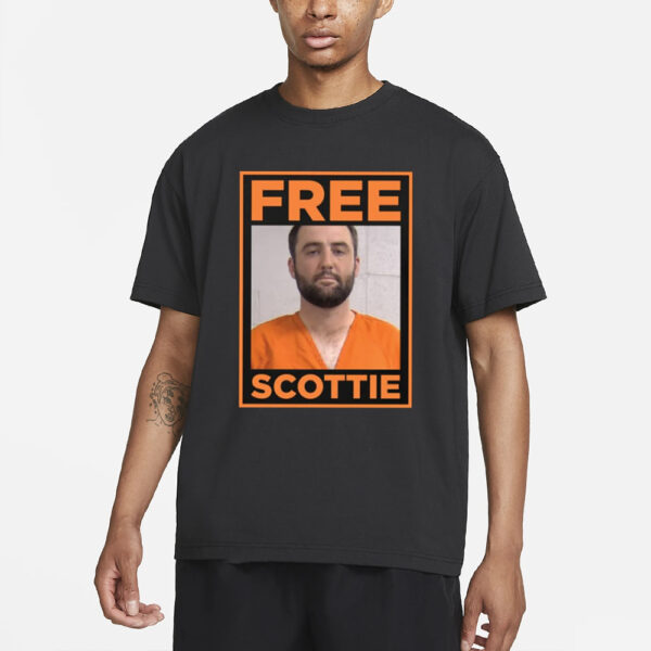 Scottie Scheffler Mugshot Free Scottie T-Shirt5