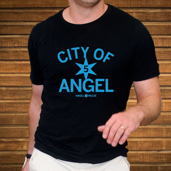 City Of Angel 5 Star Angel Reese T-Shirt3