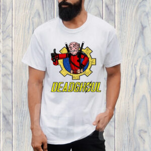 Deadghoul Fallout Shelter Deadpool Logo T-Shirt