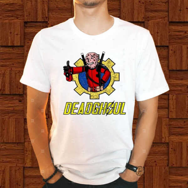 Deadghoul Fallout Shelter Deadpool Logo T-Shirt1