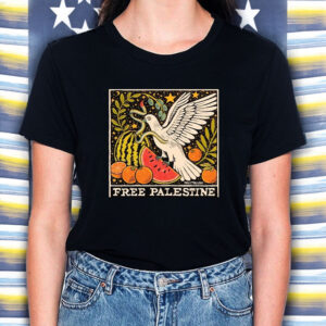 Fruitblush Free Palestine Dove And Fruit Free For Palestine T-Shirt5