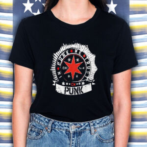 Gray Cm Punk In Punk We Trust T-Shirt5